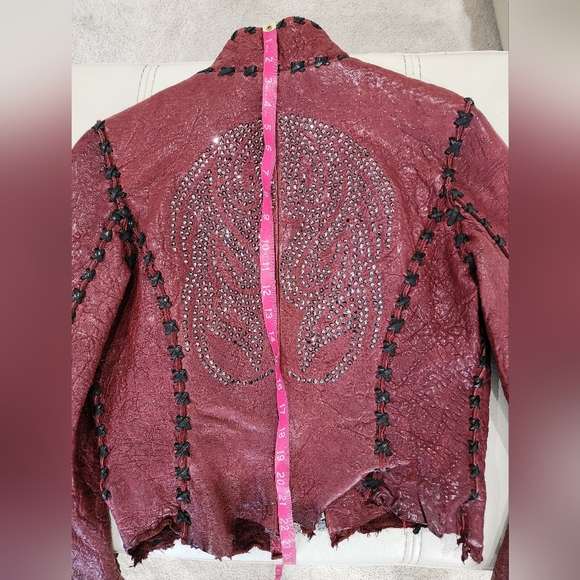 Eleven 11 Women's Custom Leather Jacket, sz Med - Picture 5 of 15